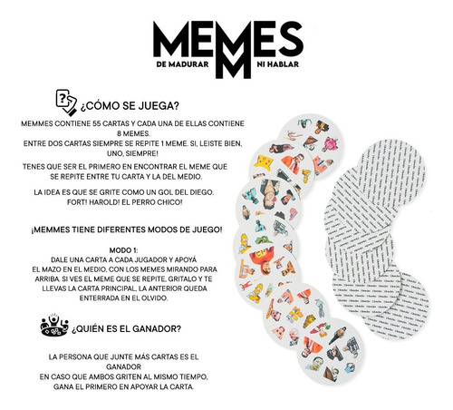 Imagen 11 de 12 de Juego De Mesa Dígalo Con Memes Meme Test Memmes Cartas Risas