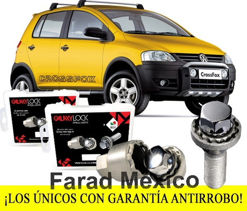 Tuercas Seguridad Volkswagen Crossfox 1.6 L 10 Años