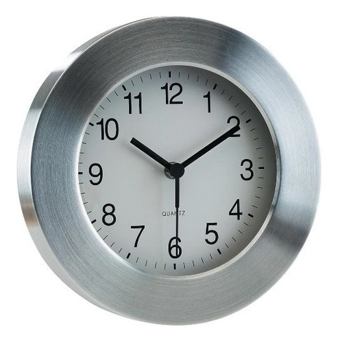 Reloj De Pared Moderno Grande Metálico Quartz