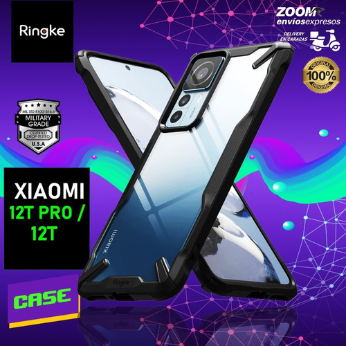 Forro Original Ringke Fusion X Para Xiaomi 12t / 12t Pro