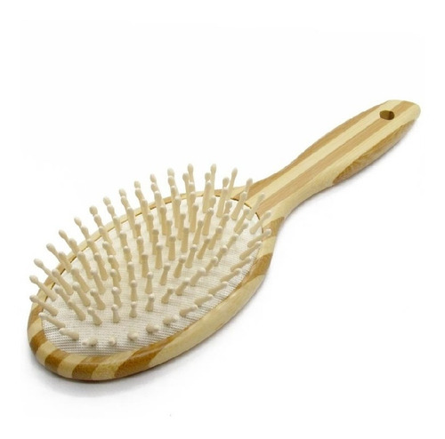 Cepillo De Pelo Oval Madera De Bamboo C1143