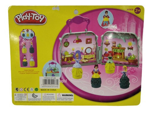 Imagen 4 de 4 de Play Toys Plastidedo Set Mediano De Princesas Plastilina