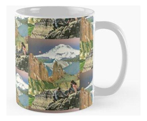 Taza Collage De Escalada De Montaña Calidad Premium