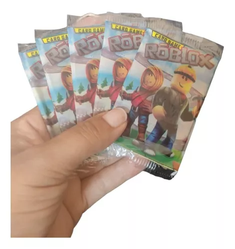 Kit 50 Pacotinhos = 200 Cards Roblox Para Crianças Coleção