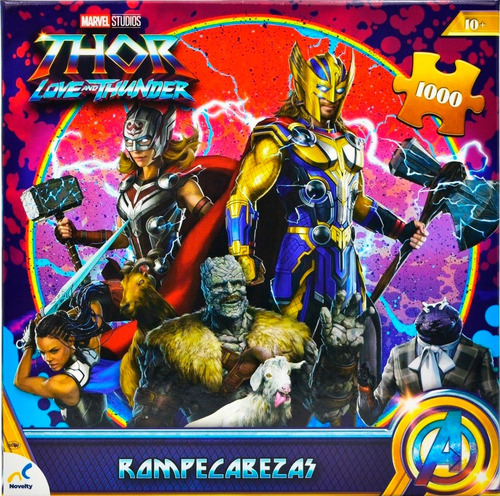 Rompecabezas De Colección Marvel Thor Love Thunder 1000pz