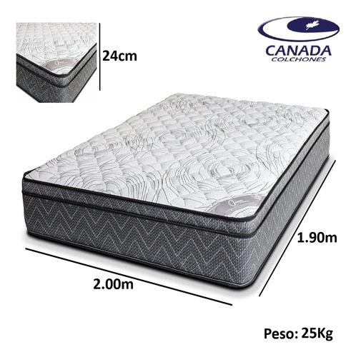 Colchones Canada-colchón Extra Confort King Size Ortopédico