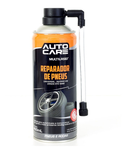 Reparador Spray Instantneo Enche Pneu Multilaser Au400