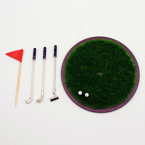 1: 6 Y 1:12 Mini Golf Golf Set Golfing Club Kit, Accesorios