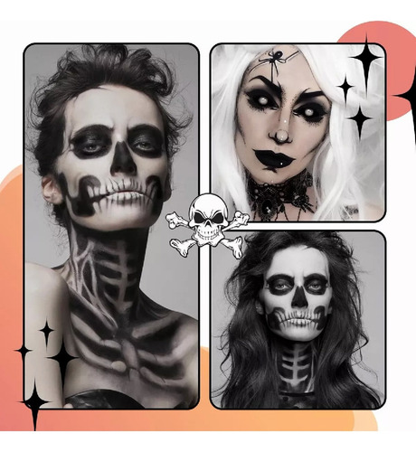 / Kit De Maquillaje For Halloween, Kit De Pintura