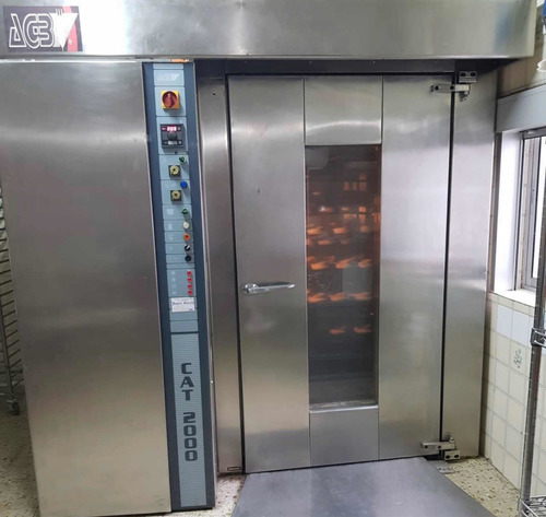Imagen 9 de 10 de Horno Panadería Rotativo 20 Bandejas Eléctrico Y A Gas