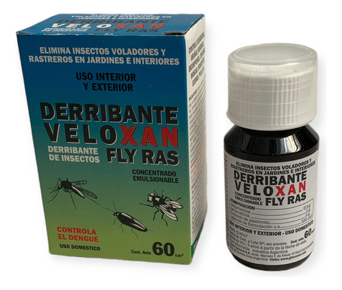 Veloxan Derribante Mosquitos Uso Profesional Y Domiciliario