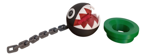 Figura Articulada Chain Chomp Cadenas Mario 3d
