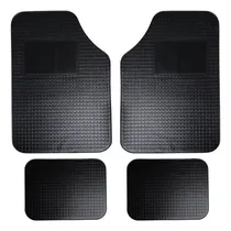 Comprar Alfombra De Goma Cubre Piso Para Auto Universal Set 4 Piezas