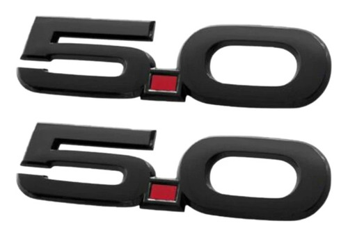 2 Emblemas 5.0 High Performance Accesorios Tuning Car Sport 