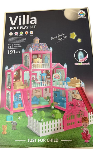 Castillo Princesa - Casa Muñecas, Juguete Didáctico