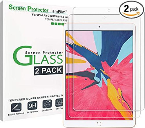 Amfilm Protector De Pantalla De Vidrio Para iPad Air 3