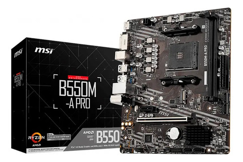 Placa-mãe do computador MSI B550M-A Pro
