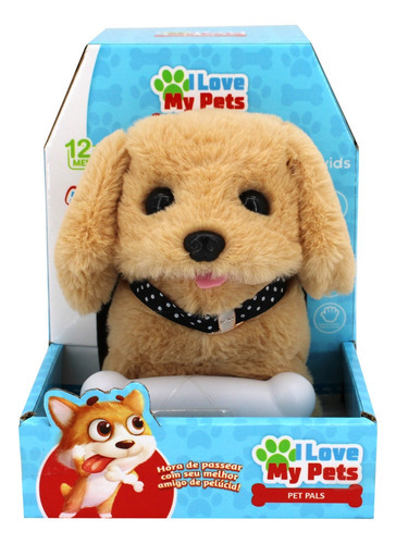 Brinquedo Cachorrinho Caramelo I Love My Pets Pals Multikids