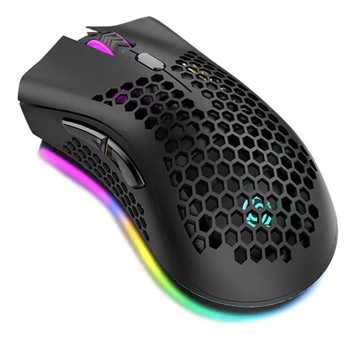 Mouse Gamer Óptico Led Color 1600 Dpi 2.4 G, Blanco