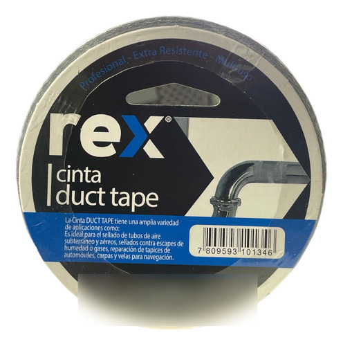 Cinta Duct Tape Multiuso Adhesiva Gris 48mm X 5m
