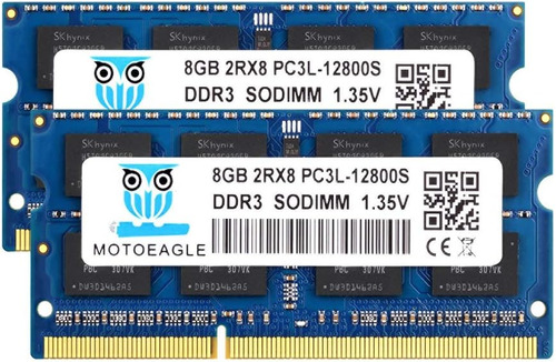 8gb Ddr3l-1600 Sodimm 16gb Kit (2x8gb) Pc3l-s Ddrmhz 2rx8