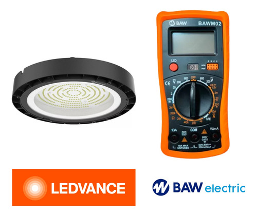 Campana Led Industrial Ledvance 200w Fria + Baw Tester Digit