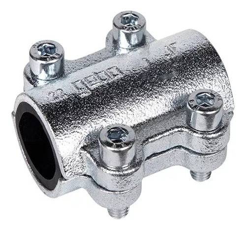 Abrazadera Reparacion Galvanizado/pvc-hidraulico 1 Plg
