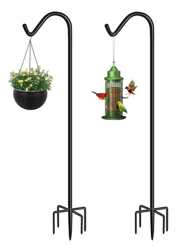 Gancho Para Comederos De Pájaros Al Aire Libre - Poste De 76