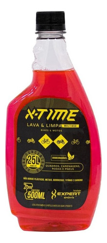 Limpador X-time Lava E Limpa Bike Multiuso 500ml