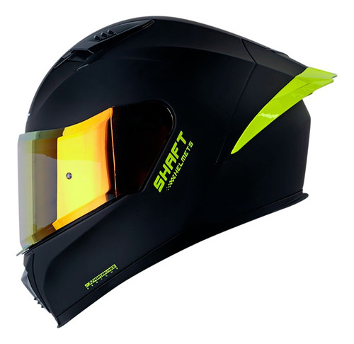 Casco Integral Shaft Sh-590sr Solid Certificado