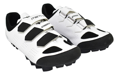 Zapatilla Mtb Metha Cross 42/27cm Blanco 3 Abrojos