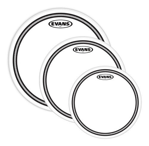 Juego De Parches Para Toms 12/13/16 In Evans Etp-ec2sclr-s