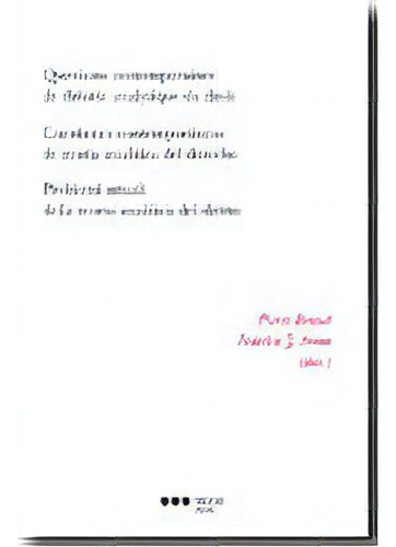 Cuestiones Contemporãâ¡neas De Teorãâa Analãâtica Del Derecho, De Varios Autores. Editorial Marcial Pons Ediciones Juridicas Y Sociales, S.a., Tapa Blanda En Francés