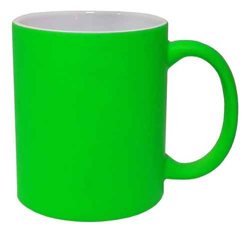 12 Taza De 11 Oz Neon De Ceramica Para Sublimar Sublimacion