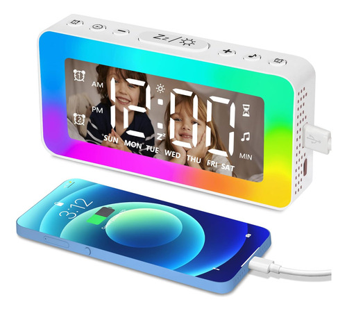 Splitsky Reloj Despertador Para Niños Para Dormitorios, Relo
