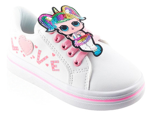 Tenis Niñas Muñeca Unicornio Casual Lol Love  1015-bl