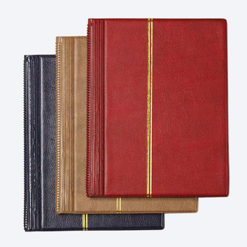 2 Lbum De Sellos Carpeta De 10 Hojas (20 Páginas) Rojo