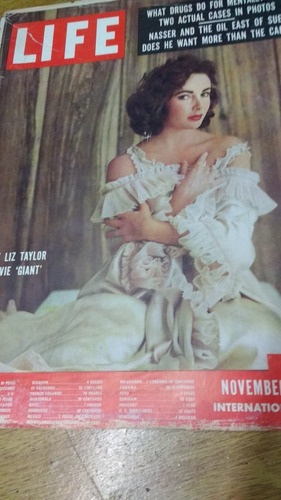 Life Ingles Internacional Vol 21 N° 10 Año 1956 Liz Taylor