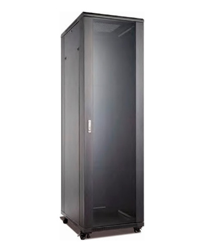 Rack Gabinete De Piso 42u Puerta De Vidrio 1 Mt Prof Lanpro