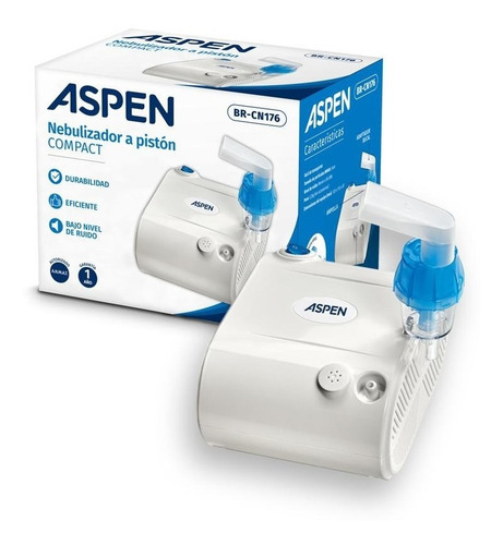 Imagen 4 de 6 de Nebulizador A Piston Aspen Br-cn176 Niños Adultos Accesorios