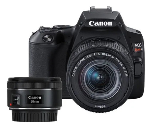 Camara Canon Sl3 + Lente 18-55mm & Lente 50mm