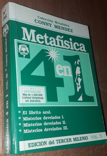 Metafisica 4 En 1 Volumen 3   Conny Mendez