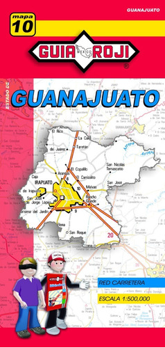 Mapa Estado De Guanajuato Guia Roji