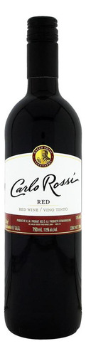 Pack De 4 Vino Tinto Carlo Rossi Red 750 Ml