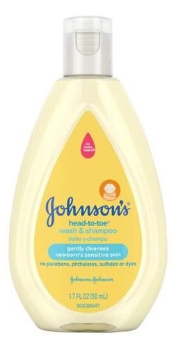 Johnsons Baby Head To Toe Wash And Shampoo 1.7 Oz (12 Pieza.