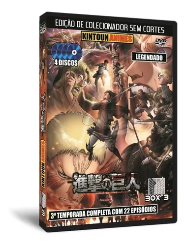 Attack On Titan/shingeki No Kyojin 3 Temporadas Completas