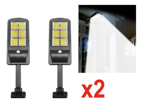 Calle Solar Del Poste De La Lámpara De 2pcs 300w Llevada Con