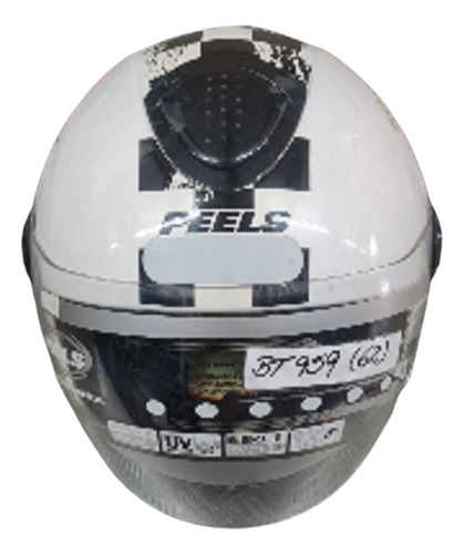 Capacete Peels Freeway Garage - 62 - Branco/preto