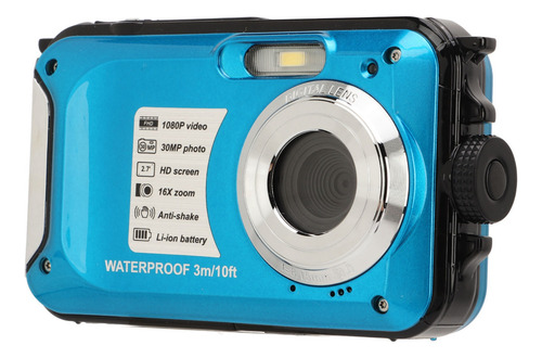 - Cámara Digital Subacuática A Prueba De Agua, 1080p, 30