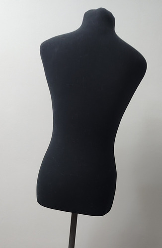 Maniquí Dama Con Trípode De Metal. Negro (Usado)